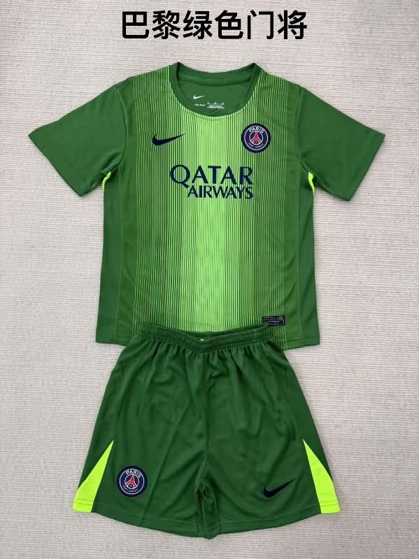 Paris St German 25/26 Goalkeeper Green Soccer Jersey