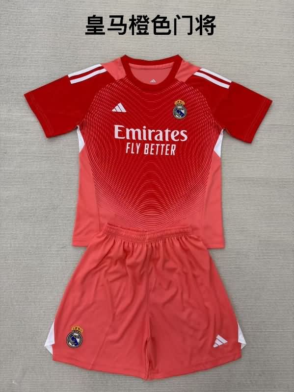 Real Madrid 25/26 Goalkeeper Red Soccer Jersey