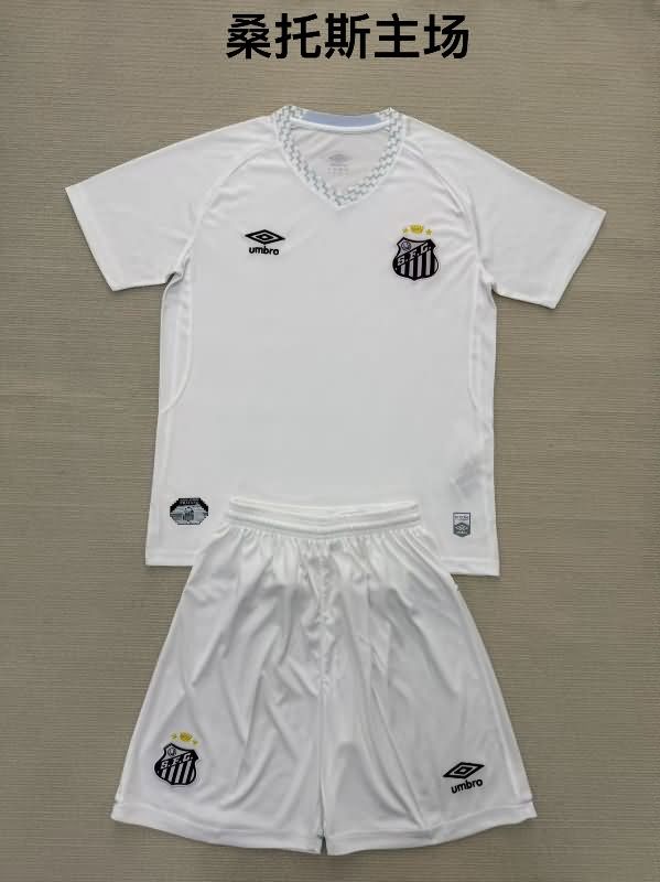 Santos 2025 Home Soccer Jersey