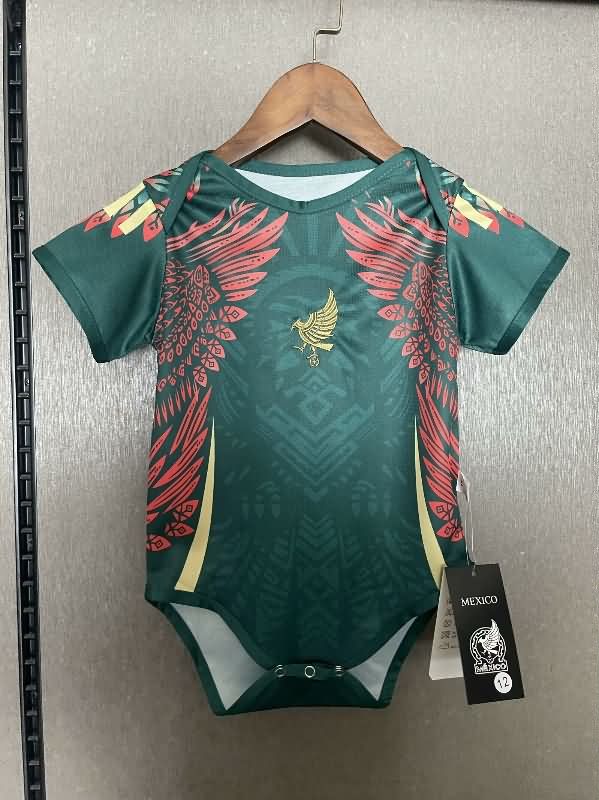 Baby - Mexico 2025 Green Soccer Jerseys 02