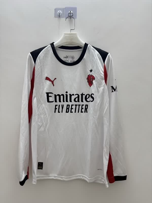 AAA Quality AC Milan 25/26 Away Long Sleeve Soccer Jersey