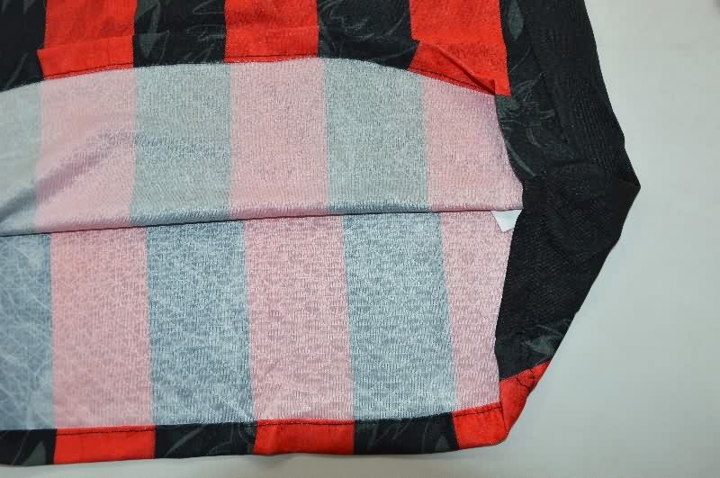 AAA Quality AC Milan 25/26 Home Long Sleeve Soccer Jersey (Player)