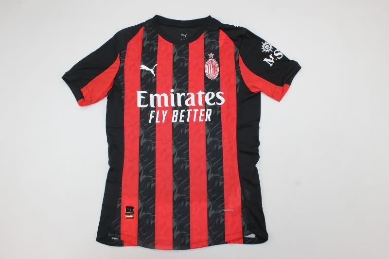 AAA Quality AC Milan 25/26 Home Soccer Jersey (Player) AAA Quality AC Milan 25/26 Home Soccer Jersey (Player)