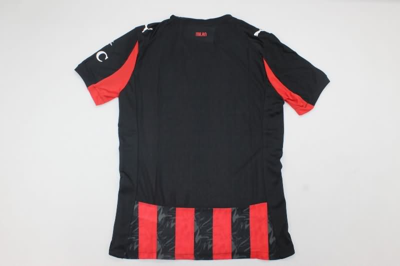 AAA Quality AC Milan 25/26 Home Soccer Jersey (Player)