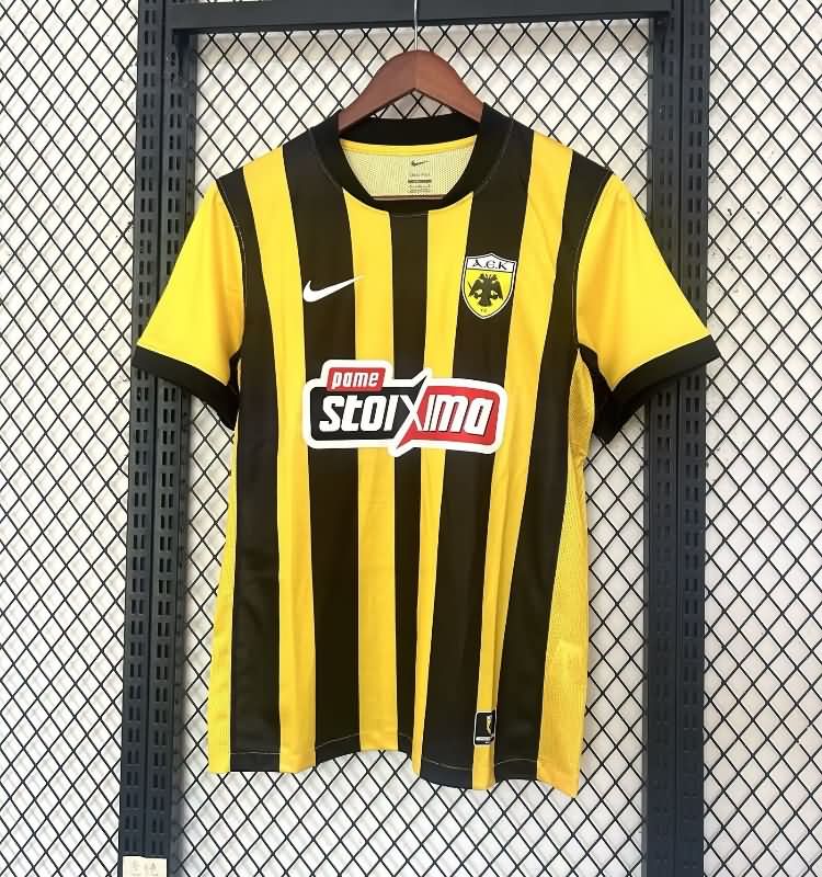 AAA Quality AEK Athens 25/26 Home Soccer Jersey