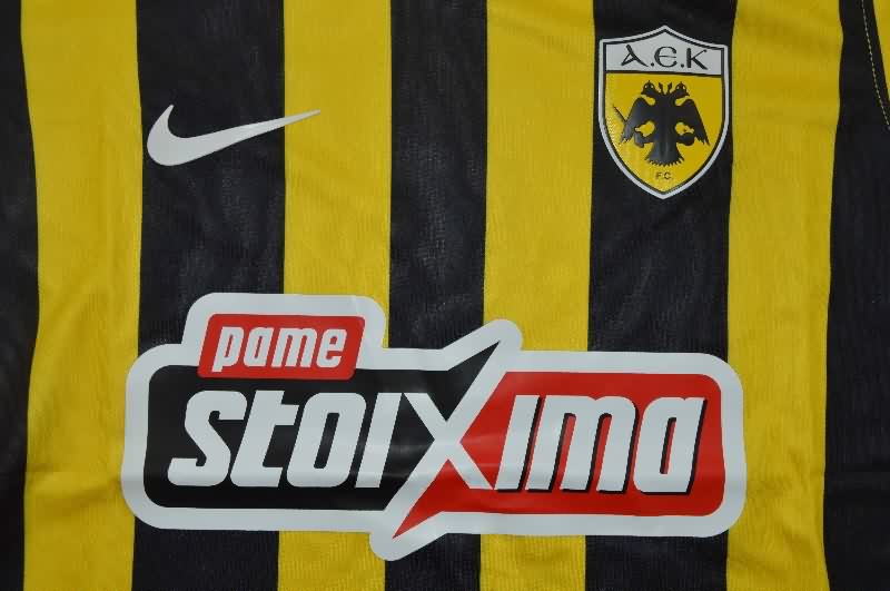 AAA Quality AEK Athens 25/26 Home Soccer Jersey