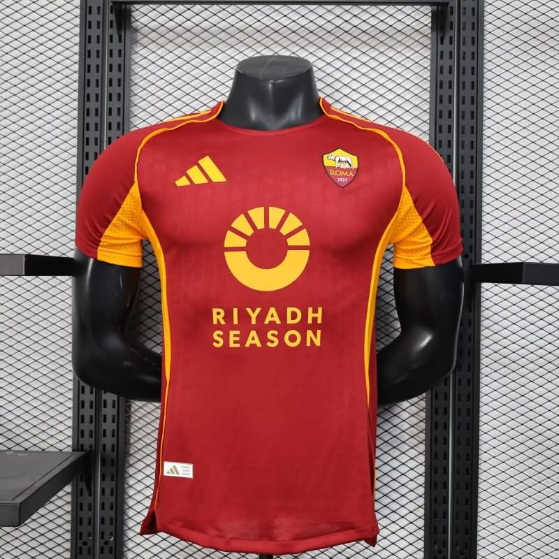 AAA Quality AS Roma 25/26 Home Soccer Jersey (Player)