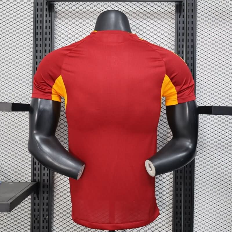 AAA Quality AS Roma 25/26 Home Soccer Jersey (Player)