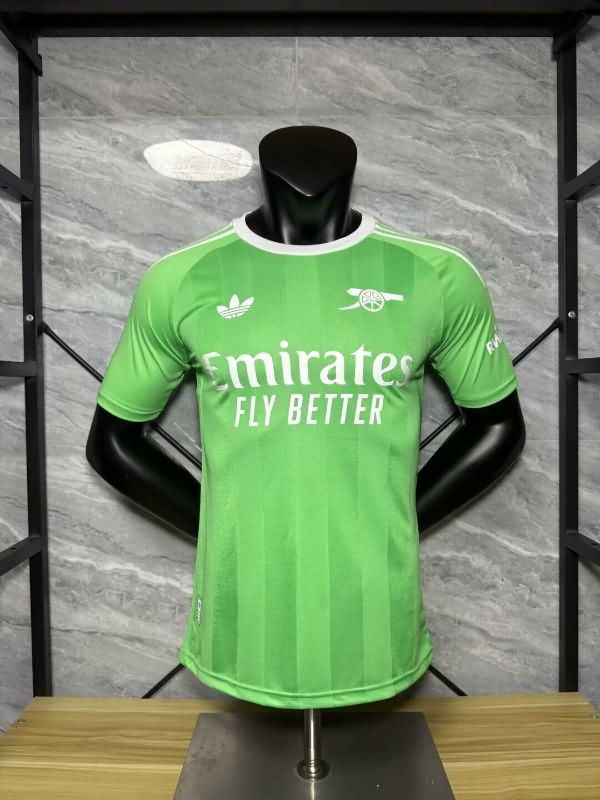 AAA Quality Arsenal 25/26 Goalkeeper Green Soccer Jersey(Player) AAA Quality Arsenal 25/26 Goalkeeper Green Soccer Jersey(Player)