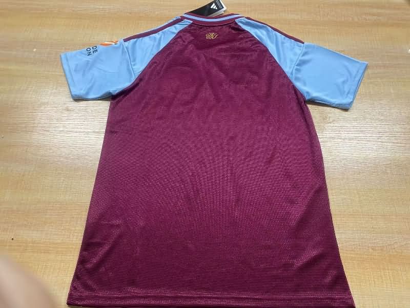 Aston Villa Soccer Jersey Home Replica 25/26