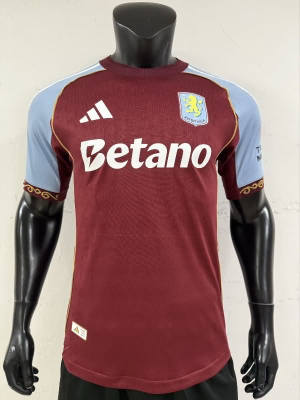 AAA Quality Aston Villa 25/26 Home Soccer Jersey (Player)