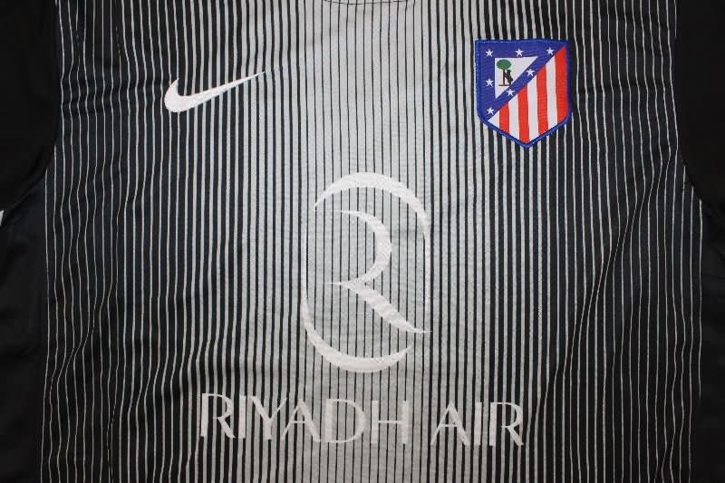 AAA Quality Atletico Madrid 25/26 Goalkeeper Black Soccer Jersey