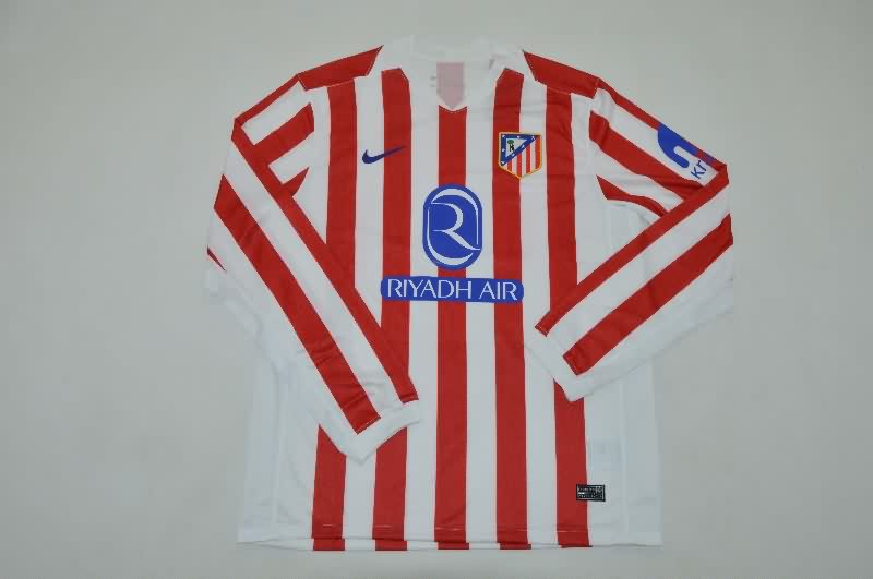 AAA Quality Atletico Madrid 25/26 Home Long Sleeve Soccer Jersey AAA Quality Atletico Madrid 25/26 Home Long Sleeve Soccer Jersey