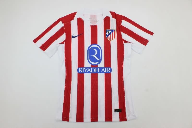 AAA Quality Atletico Madrid 25/26 Home Soccer Jersey (Player)