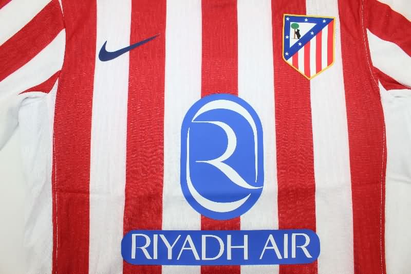 AAA Quality Atletico Madrid 25/26 Home Soccer Jersey (Player)