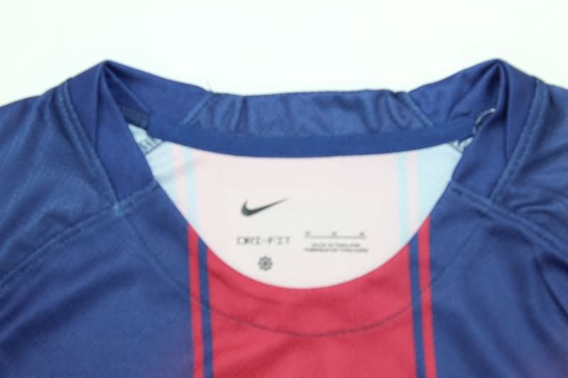 AAA Quality Barcelona 25/26 Home Long Sleeve Soccer Jersey Leaked