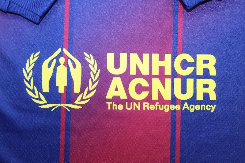 AAA Quality Barcelona 25/26 Home Long Sleeve Soccer Jersey Leaked