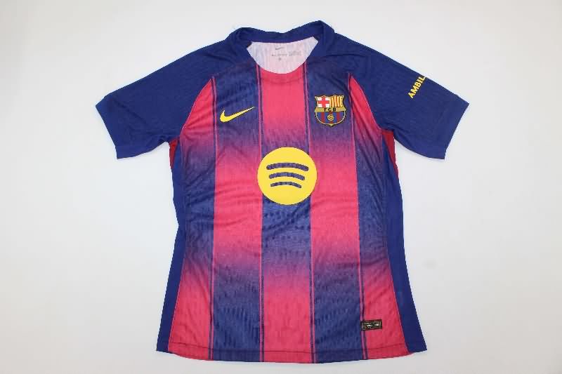 AAA Quality Barcelona 25/26 Home Soccer Jersey (Player)