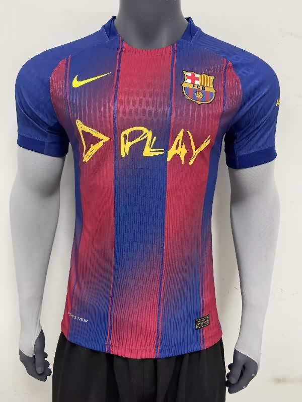 AAA Quality Barcelona 25/26 Home Soccer Jersey (Player) Sponsor