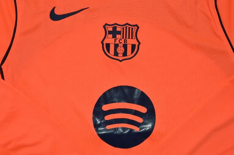 AAA Quality Barcelona 25/26 Third Long Sleeve Soccer Jersey