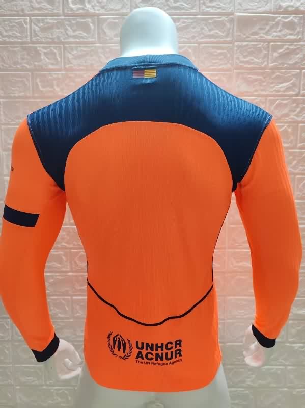 AAA Quality Barcelona 25/26 Third Long Sleeve Soccer Jersey (Player)