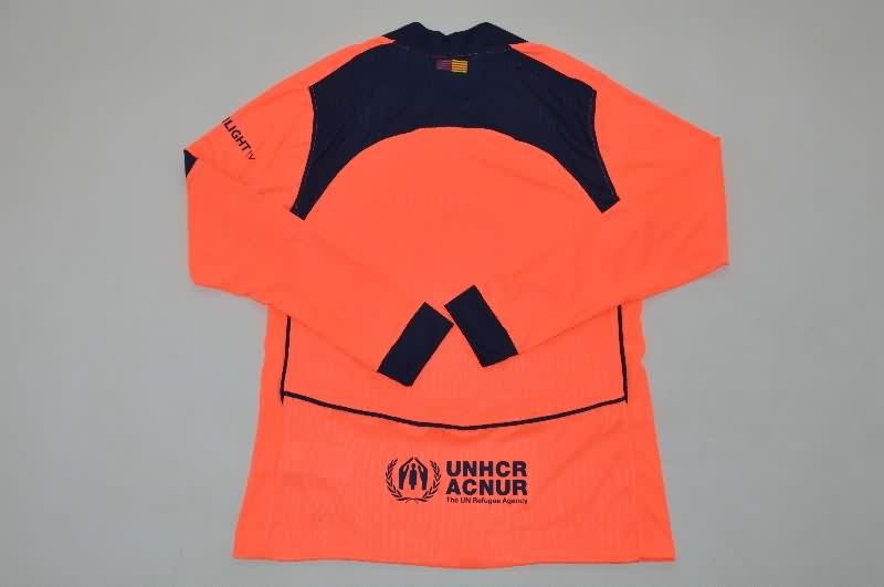 AAA Quality Barcelona 25/26 Third Long Sleeve Soccer Jersey (Player)