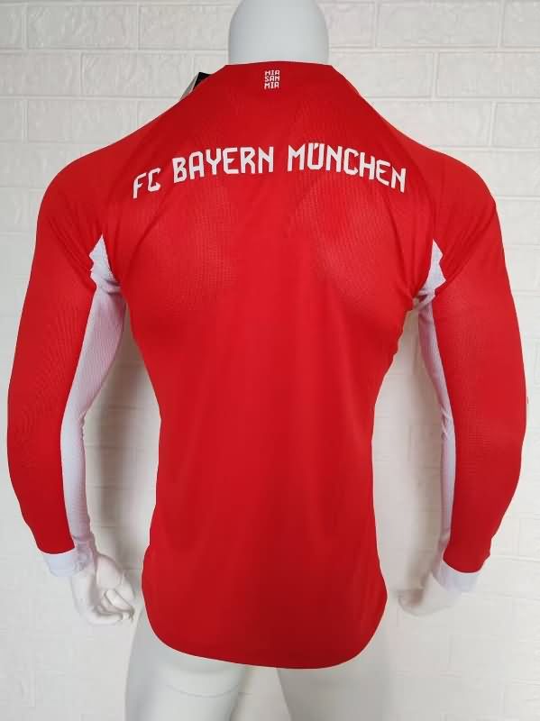 AAA Quality Bayern Munich 25/26 Home Long Sleeve Soccer Jersey (Player)