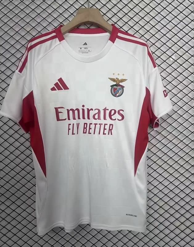 AAA Quality Benfica 25/26 Away White Soccer Jersey