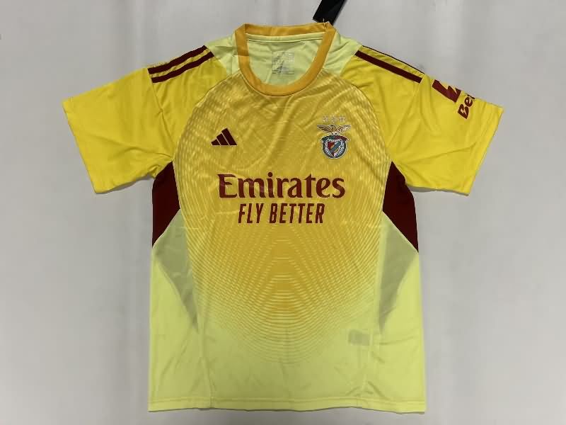 AAA Quality Benfica 25/26 Goalkeeper Yellow Soccer Jersey