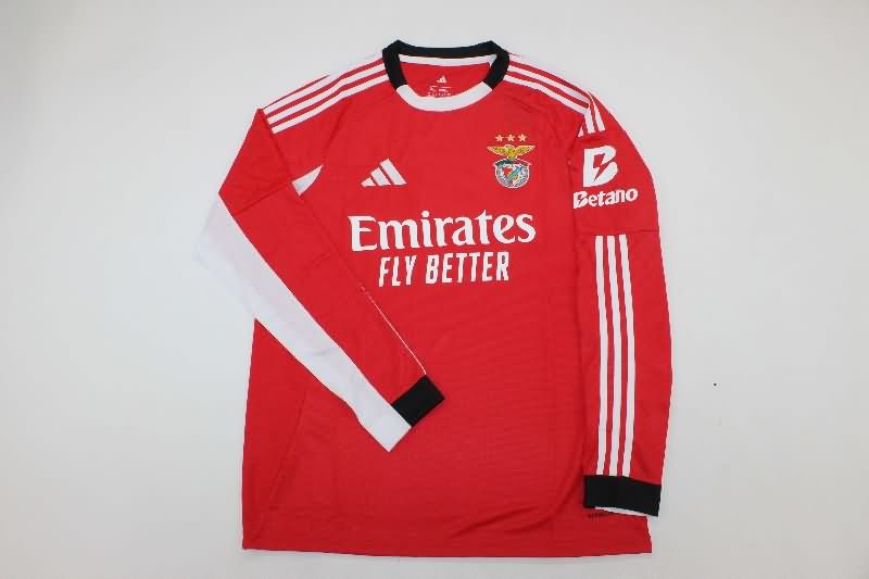 AAA Quality Benfica 25/26 Home Long Sleeve Soccer Jersey
