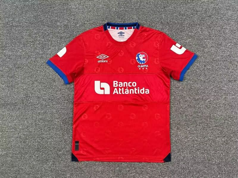 AAA Quality CD Olimpia 2025 Away Soccer Jersey