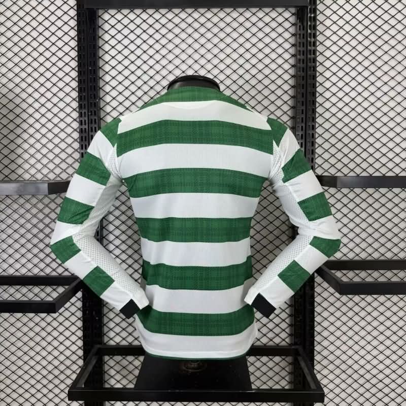 AAA Quality Celtic 25/26 Home Long Sleeve Soccer Jersey (Player)