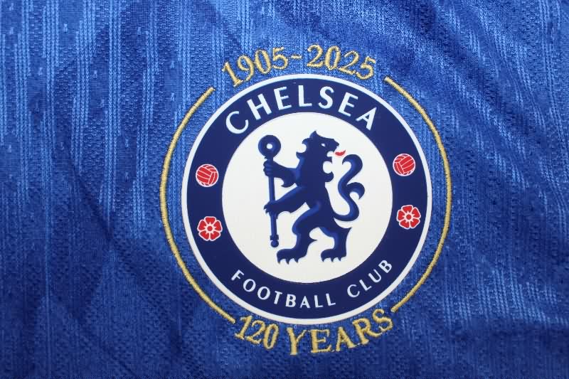 AAA Quality Chelsea 25/26 120th Anniversary Home Soccer Jersey (Player)