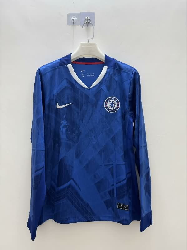 AAA Quality Chelsea 25/26 Home Long Sleeve Soccer Jersey