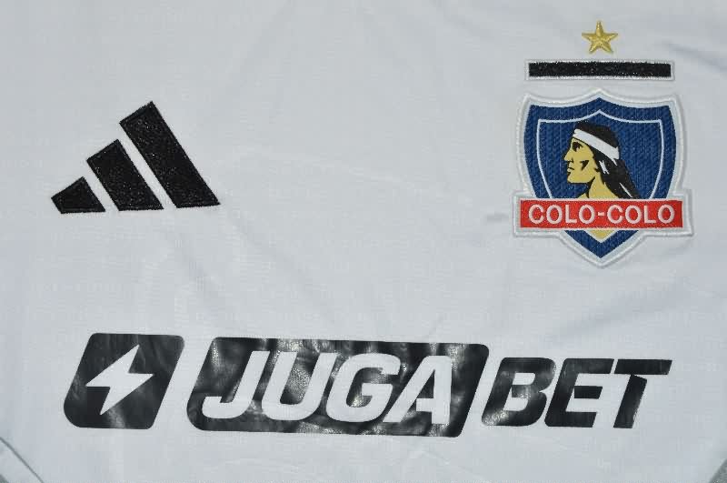 AAA Quality Colo Colo 2025 Home Long Sleeve Soccer Jersey