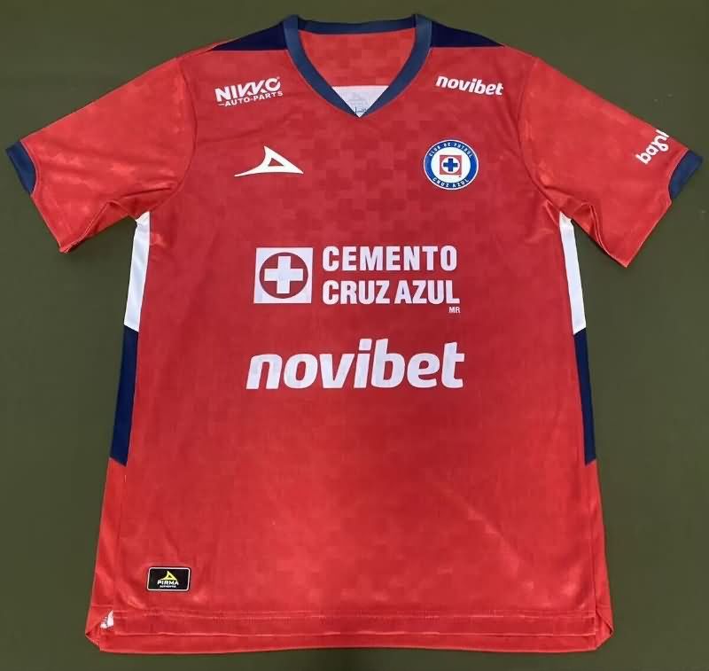 AAA Quality Cruz Azul 25/26 Goalkeeper Red Soccer Jersey (Player)
