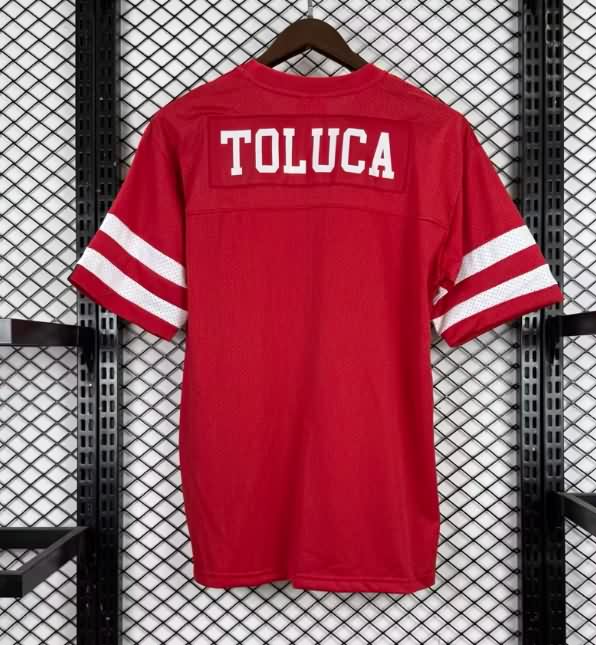 AAA Quality Deportivo Toluca 25/26 Red NFL Jersey