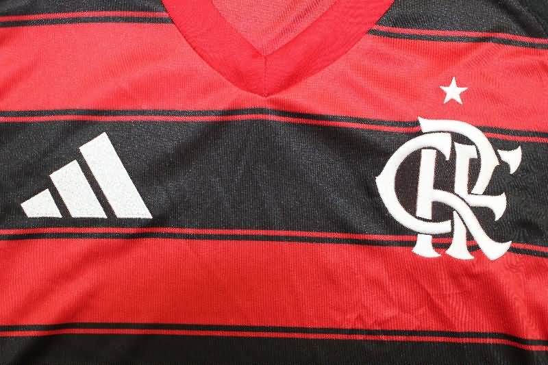 Flamengo Soccer Jersey Home Long Sleeve Replica 2025