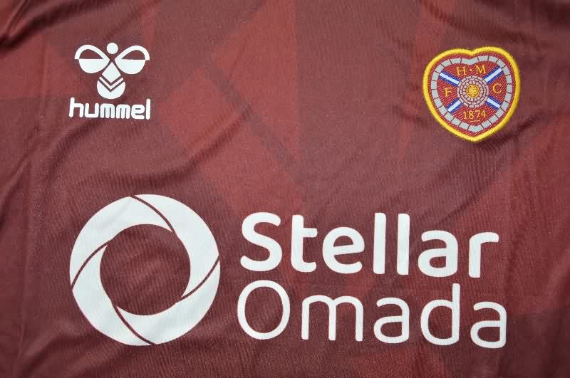 AAA Quality Heart Of Midlothian 25/26 Home Soccer Jersey