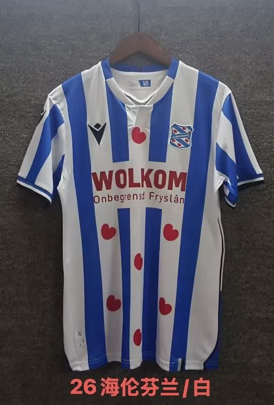 AAA Quality Heerenveen 25/26 Home Soccer Jersey