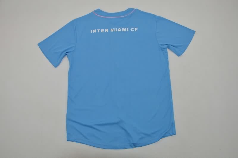 AAA Quality Inter Miami 2025 Blue Baseball Jersey