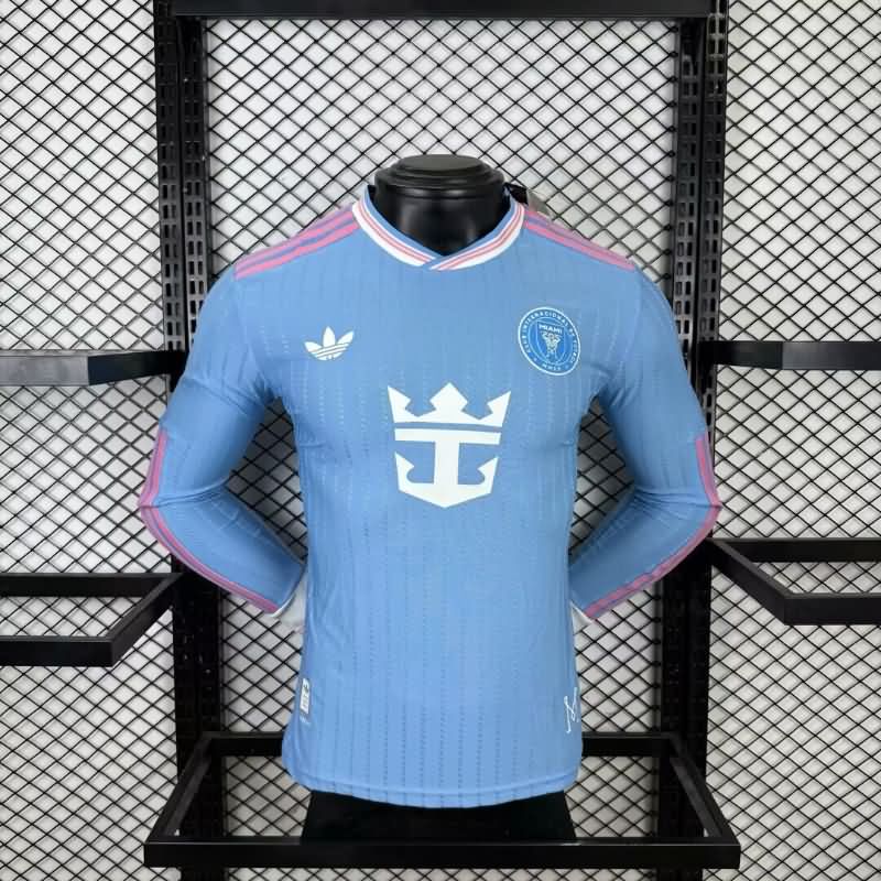 AAA Quality Inter Miami 2025 Third Long Sleeve Soccer Jersey (Player)