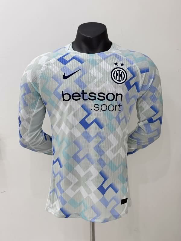 Inter Milan Soccer Jersey Away Long Sleeve (Player) 25/26