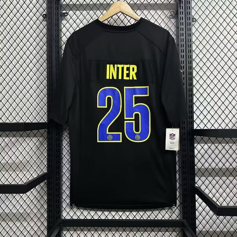 AAA Quality Inter Milan 25/26 Black NFL Jersey