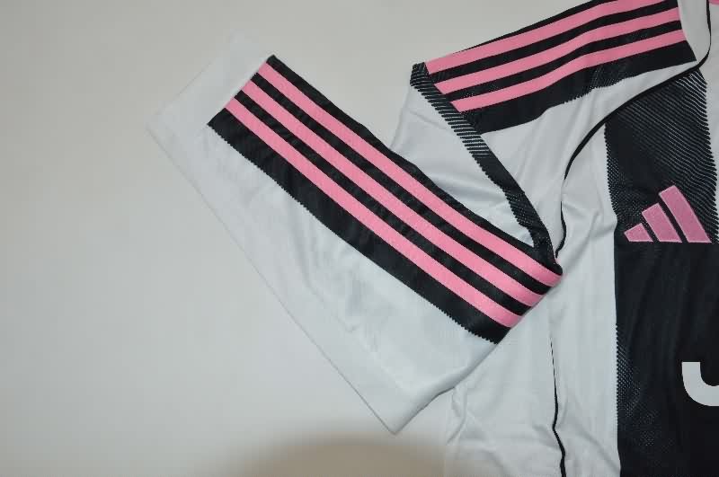 AAA Quality Juventus 25/26 Home Long Sleeve Soccer Jersey