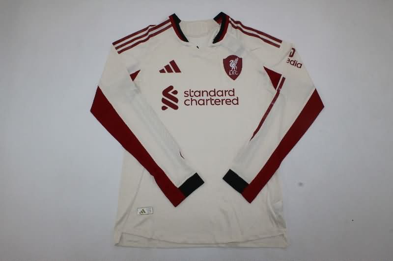 AAA Quality Liverpool 25/26 Away Long Sleeve Soccer Jersey (Player)