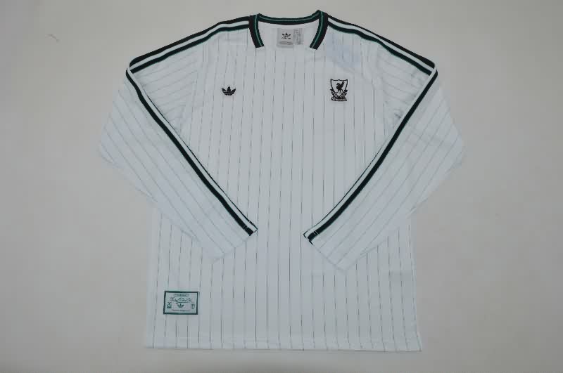 AAA Quality Liverpool 25/26 White Long Sleeve Soccer Jersey AAA Quality Liverpool 25/26 White Long Sleeve Soccer Jersey