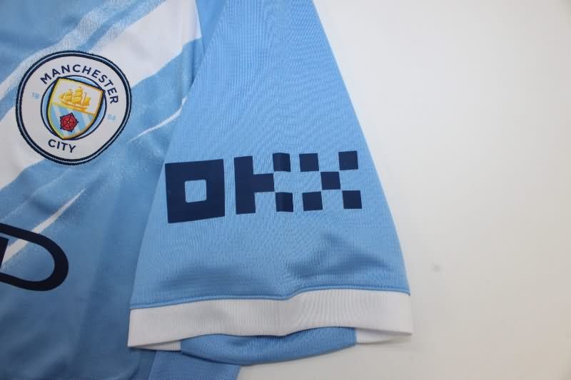 Manchester City Soccer Jersey Home Replica 25/26