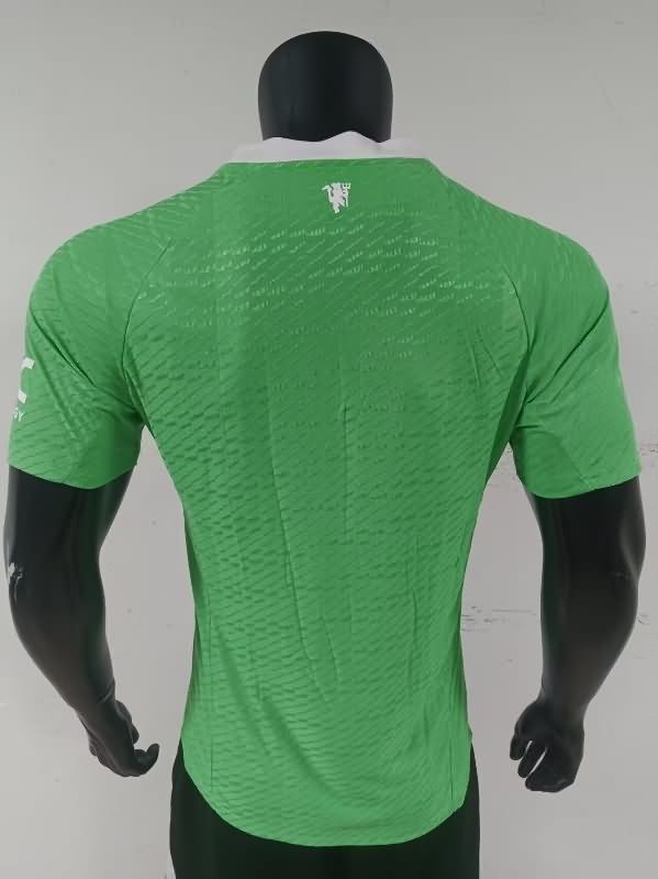 AAA Quality Manchester United 25/26 Goalkeeper Green Soccer Jersey(Player)