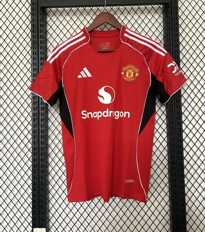 AAA Quality Manchester United 25/26 Home Soccer Jersey Leaked
